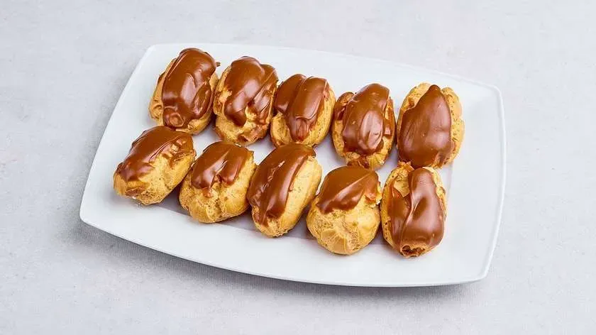 Mini eklerki karmelowe