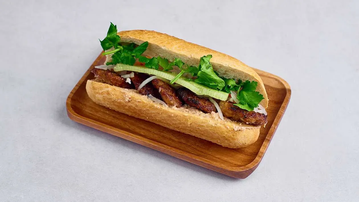 Banh Mi Sandwich with Grilled Pork