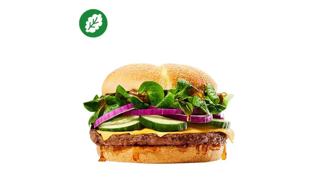 TeriyaKing Plant-Based Burger