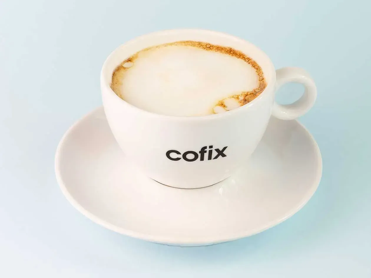 Americano with milk