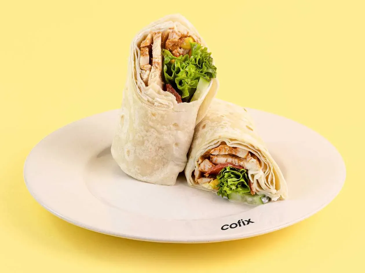 Wrap with Chicken and Vegetables
