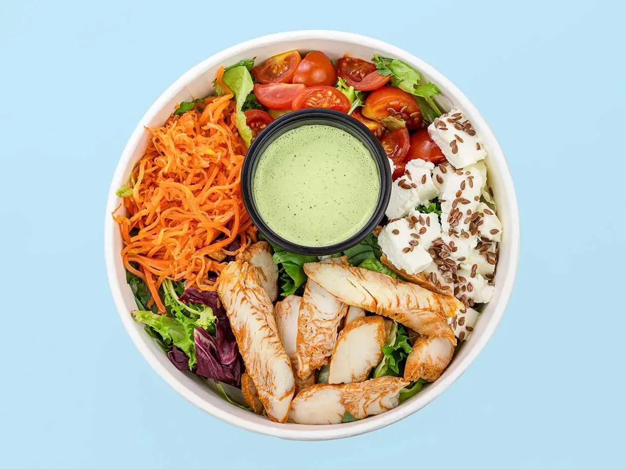 Salad with Chicken and Feta