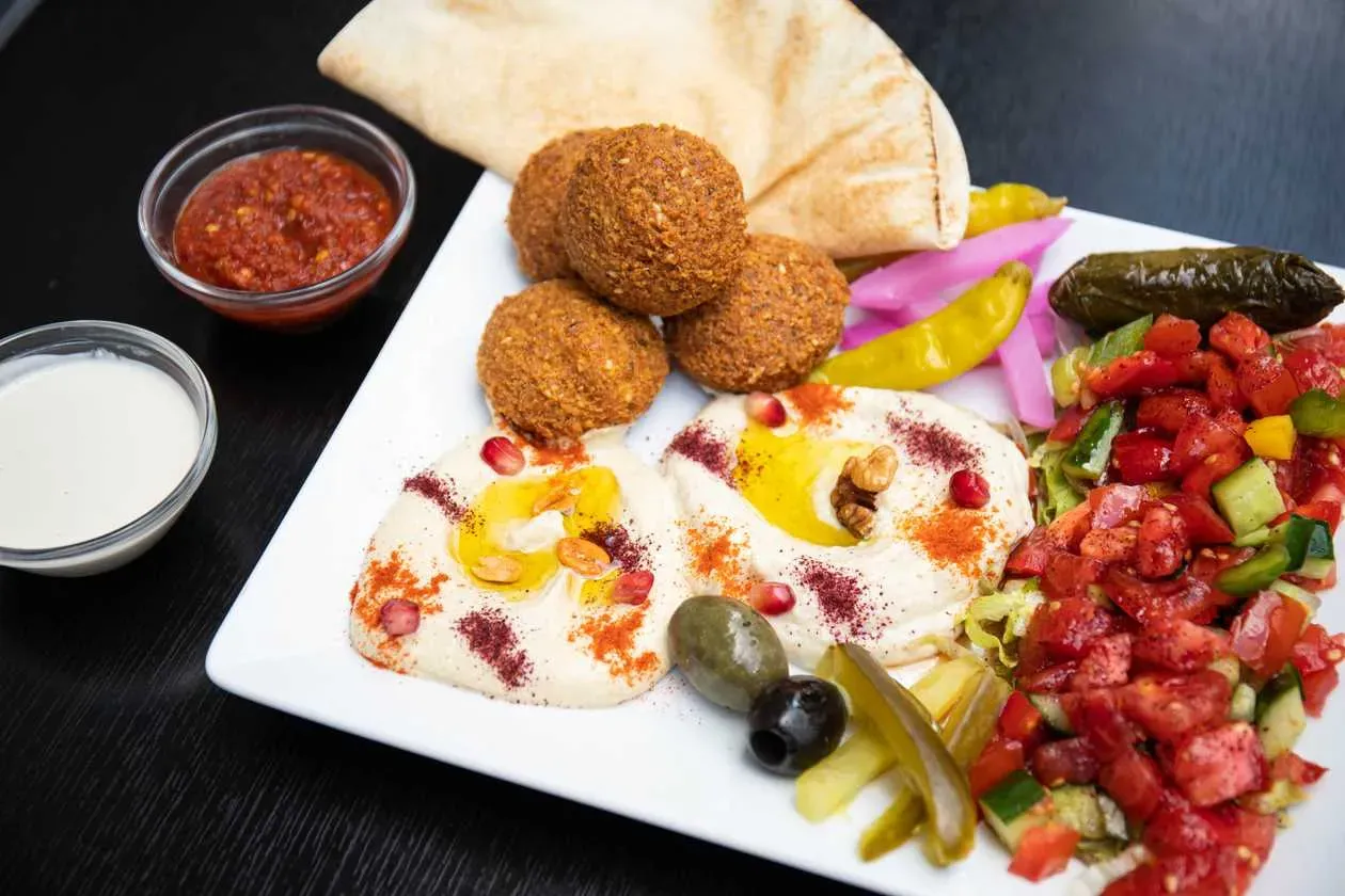 Damascus Plate