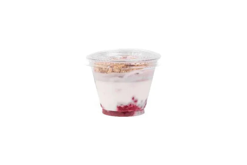 Jogurt z malinami i crunchem szt