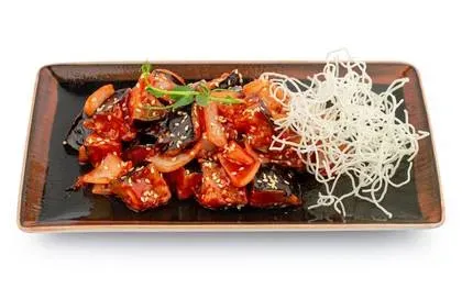 Eggplant in Honey Sauce with Sesame