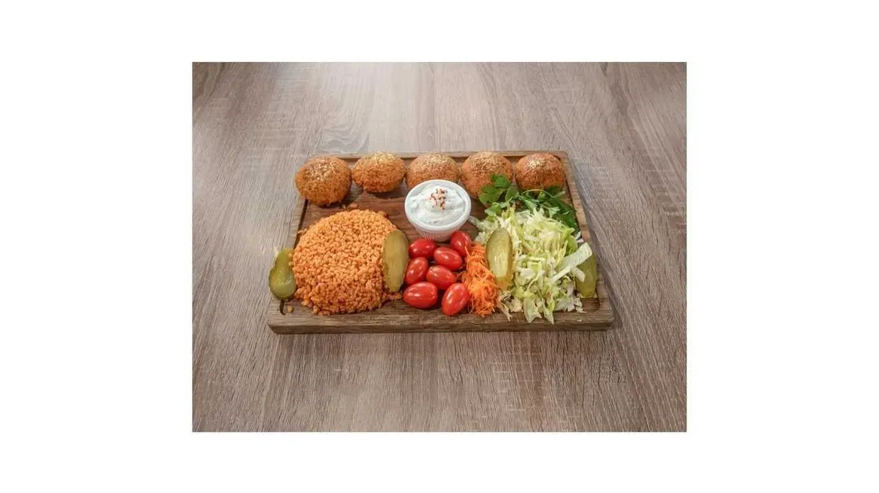 Falafel on a Plate