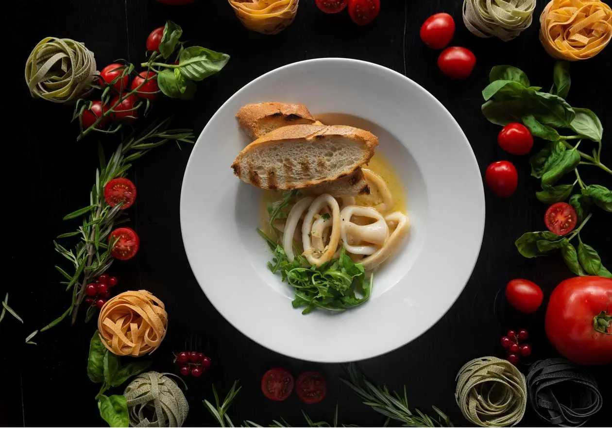 Calamari in Burro e Vino Sauce
