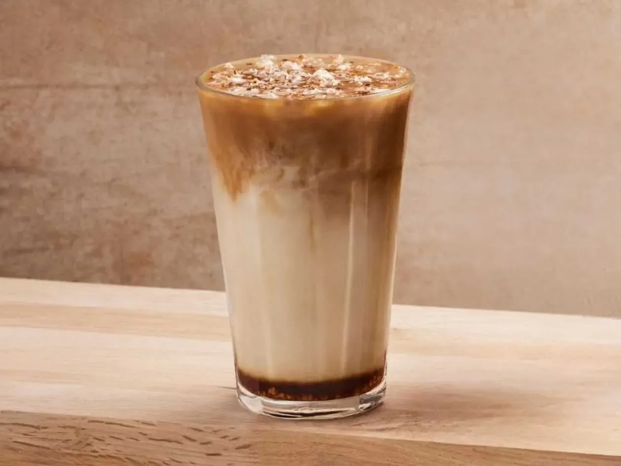 Latte lodowe owsiane ciasteczko