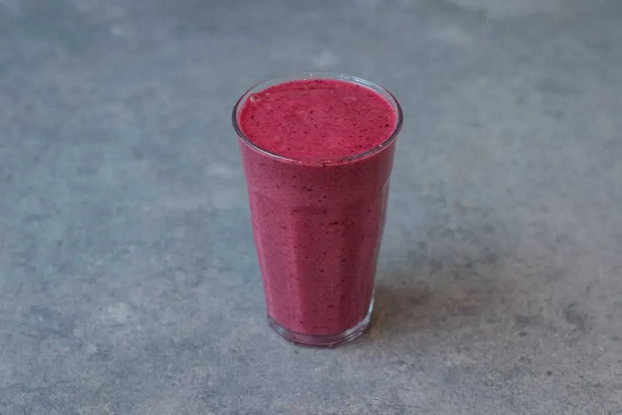 Smoothie Marakuja + acai + banan