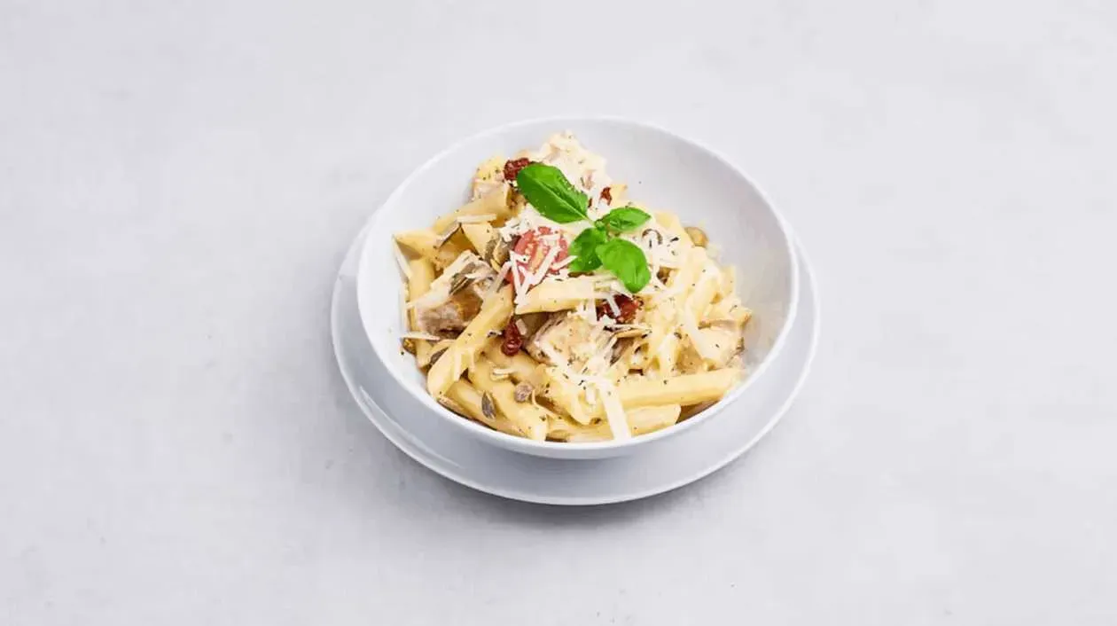 Penne z grillowanym kurczakiem