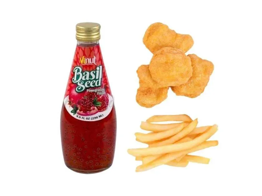 Special Box Nuggets, Frytki, Napój granat z nasionami bazylii