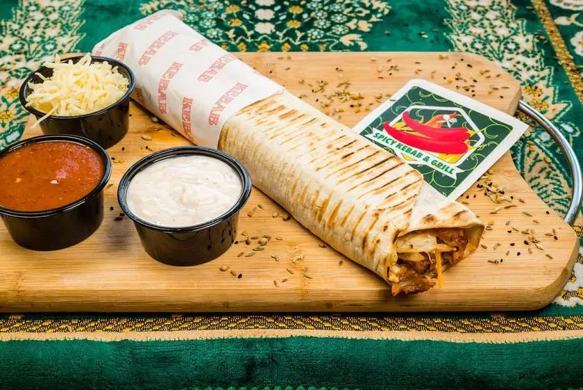 Spicy Mexican kebab