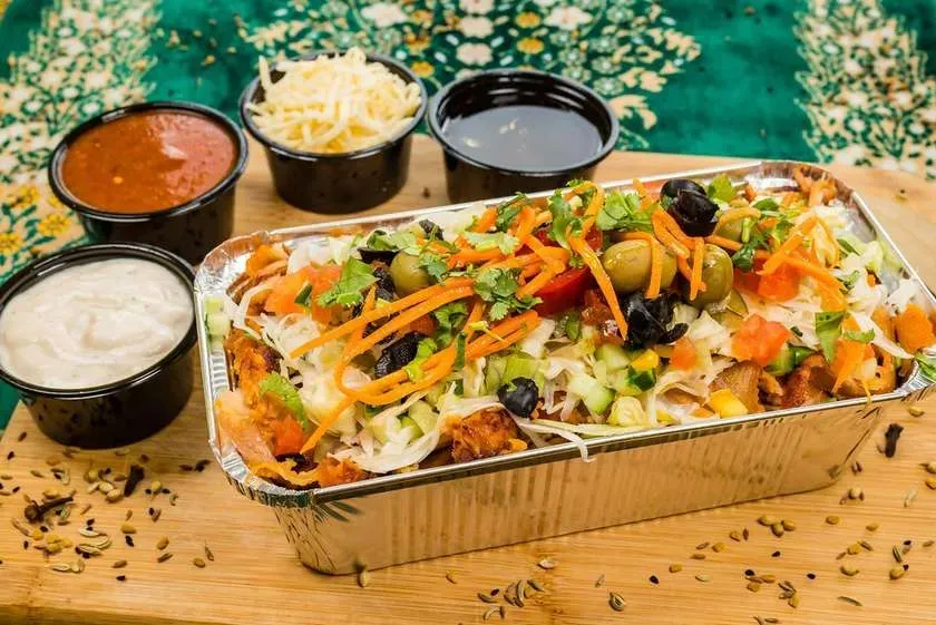 Kapsalon with mixed meat