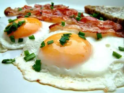 Fried Egg with Bacon