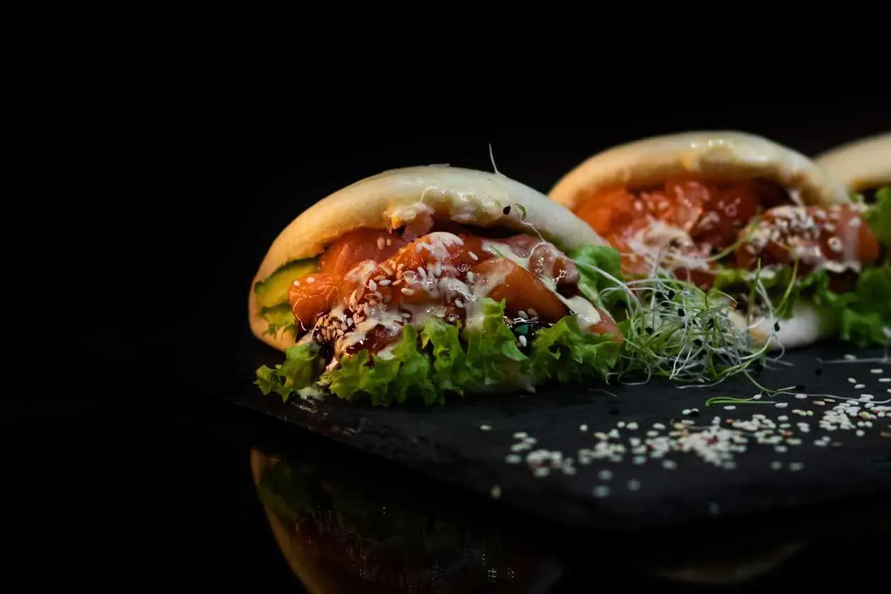 Bao with Shrimps