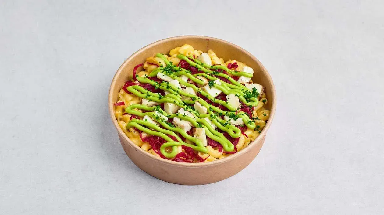 Mac & Cheese Halloumi