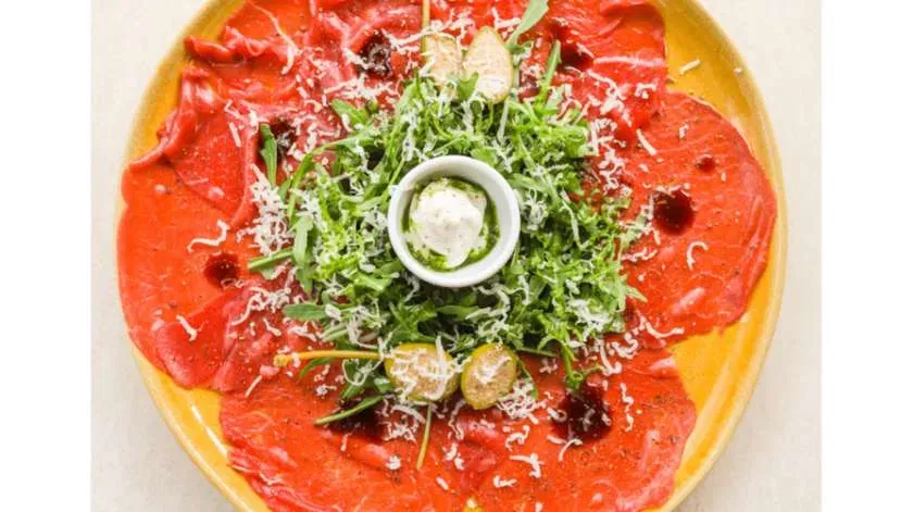 Beef carpaccio