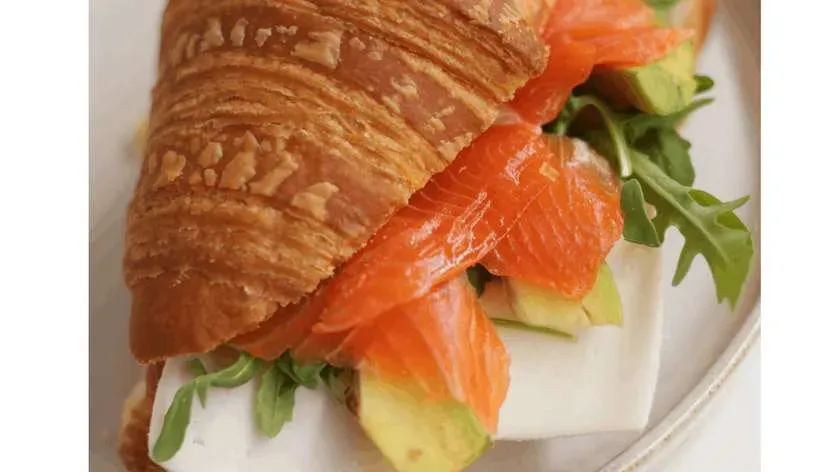 Croissant saumon