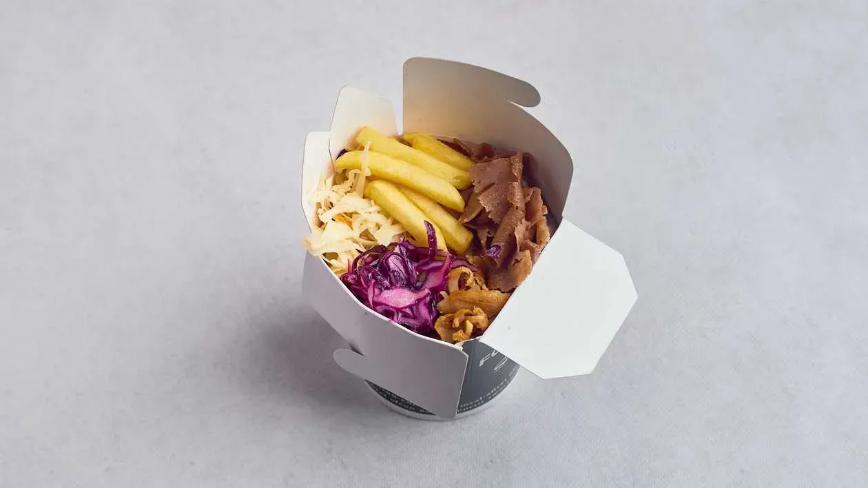 Box with Salad