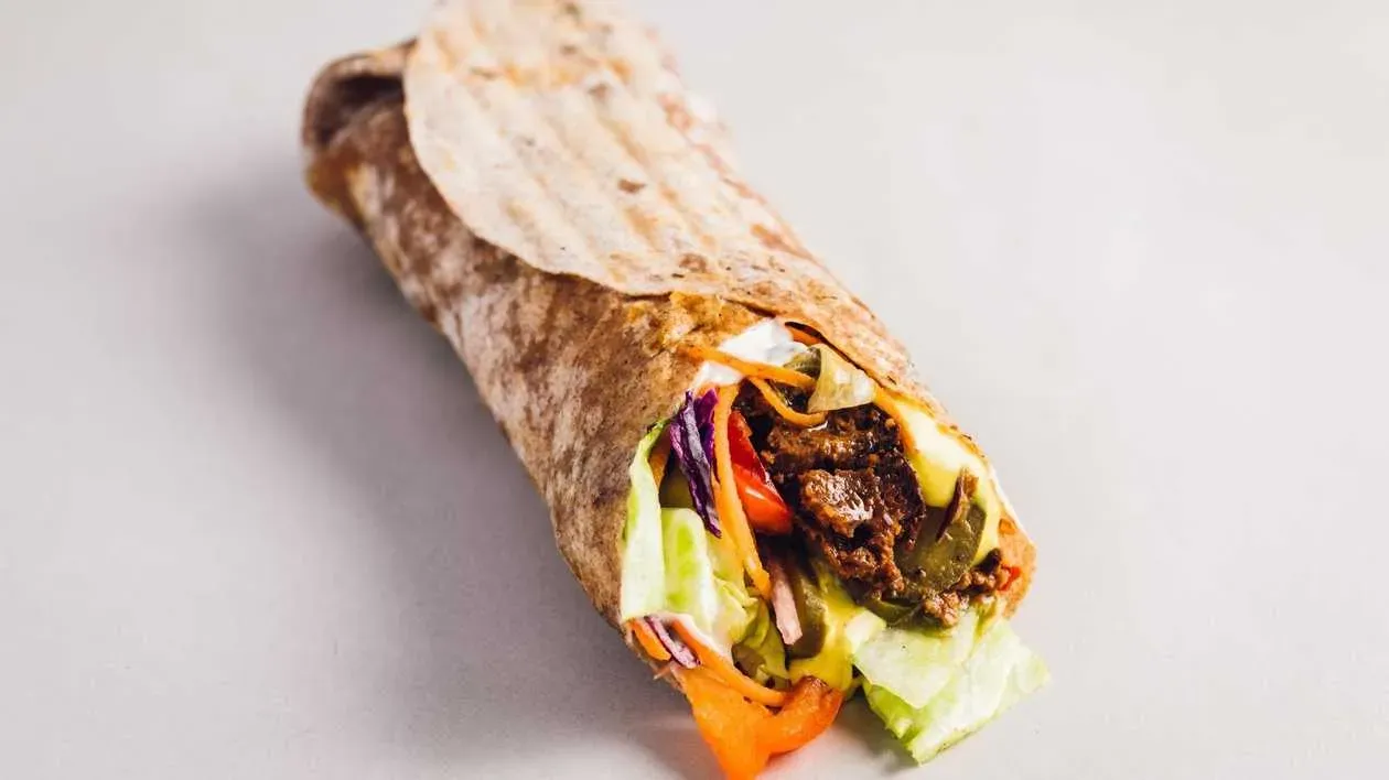 Vegan Pastrami Wrap