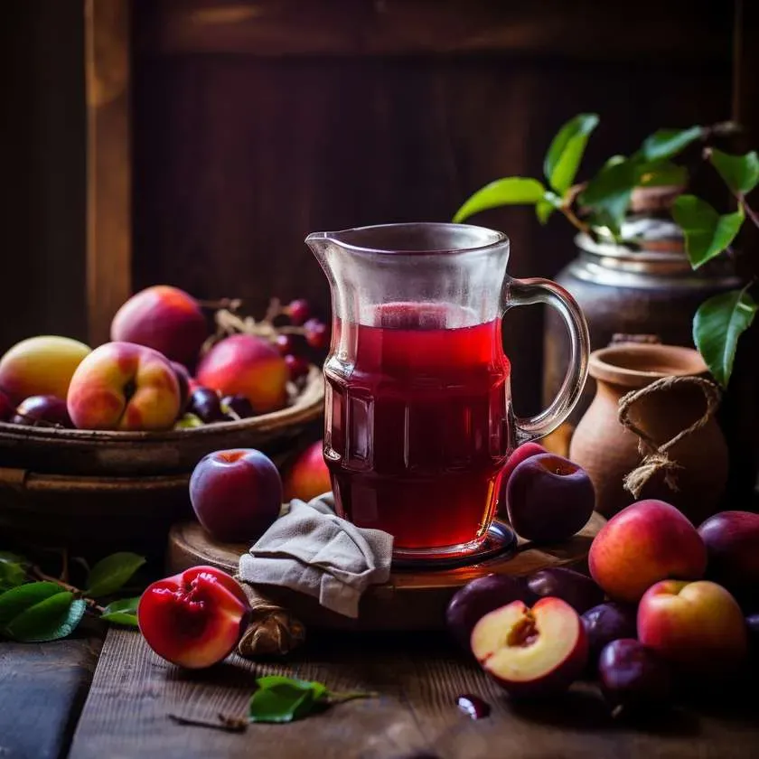 Kompot z jabłek i śliwki 0.5 L
