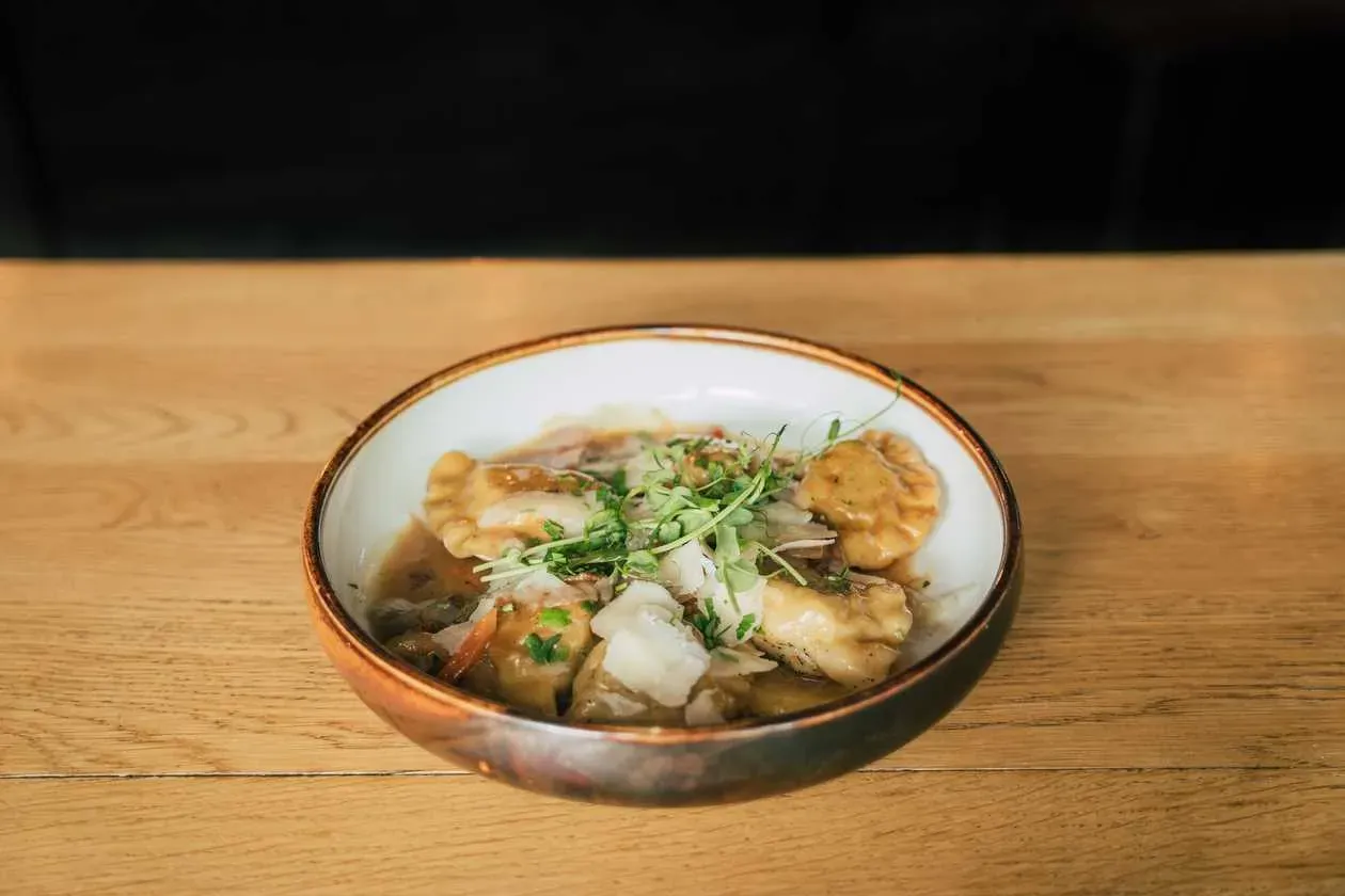 Handmade Pierogi with Pulled Pork from Złotnicka Pstra
