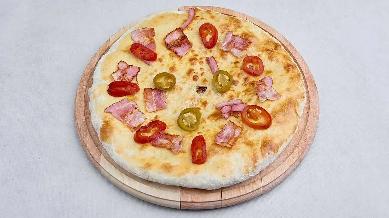 Lobiani with Bacon