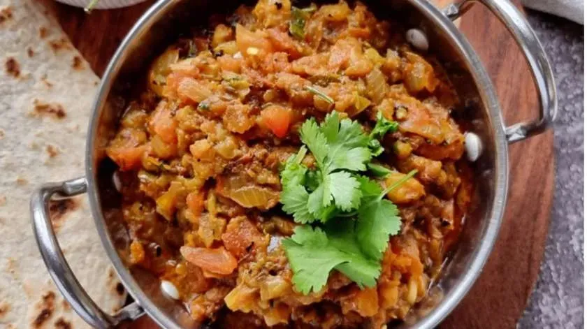 Baingan barta (vegan)