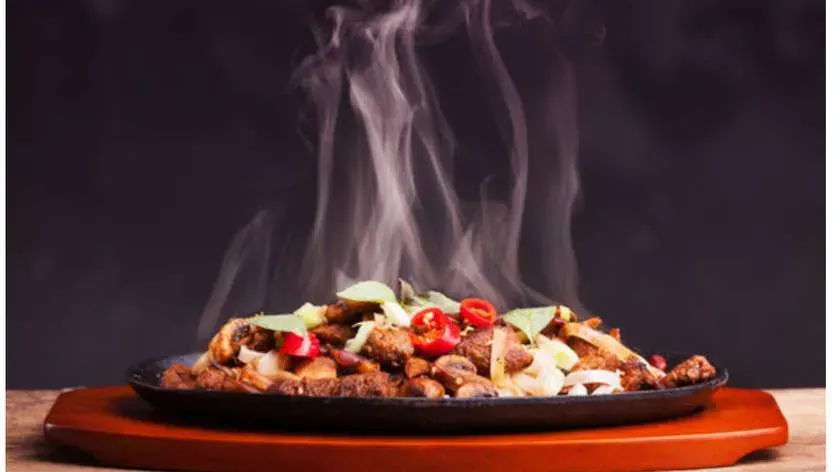 Indian Lounge Special meat sizzler