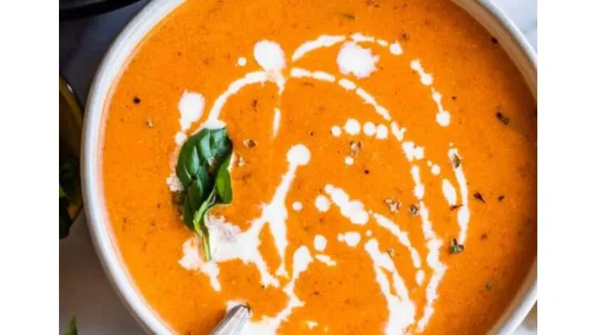 Cream of tomato soup