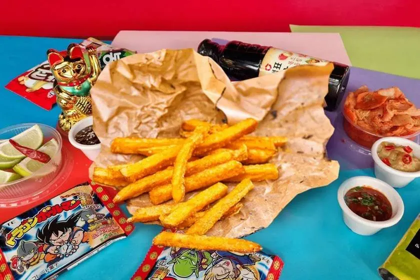 Frytki z batatów średnie 100g