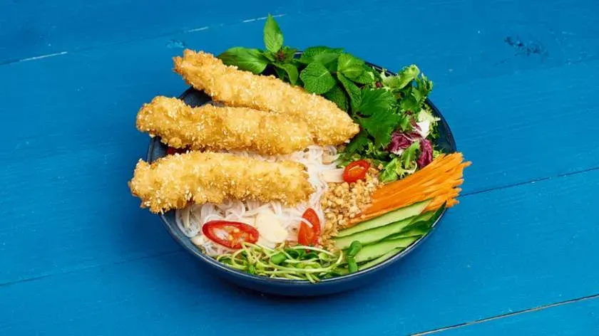 Bun z thai fried chicken
