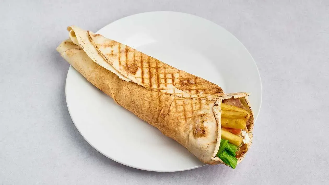 American Kebab with Fries Large