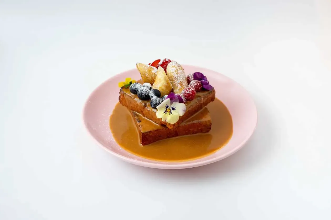 Lotus and Banana French Toast