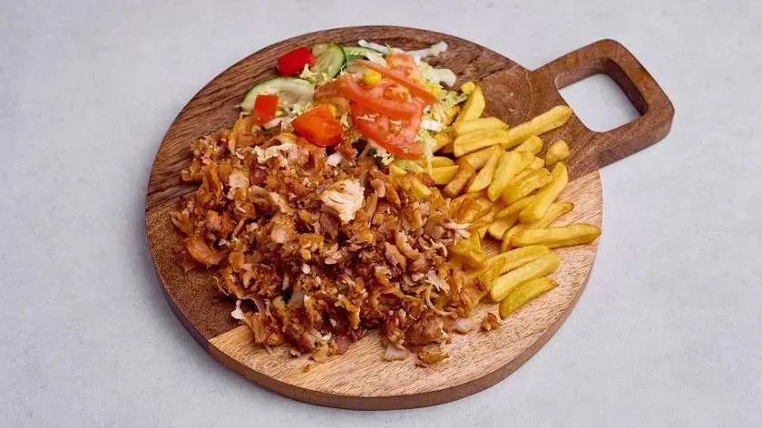 Kebab on Plate
