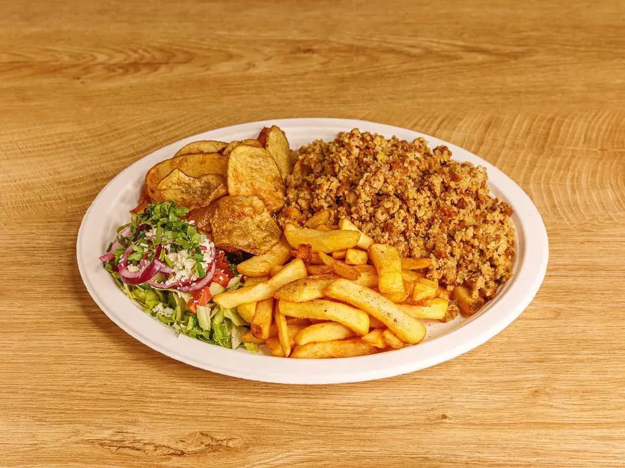 Falafel on Plate