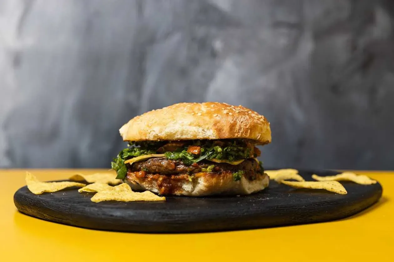 Green Chili Burger
