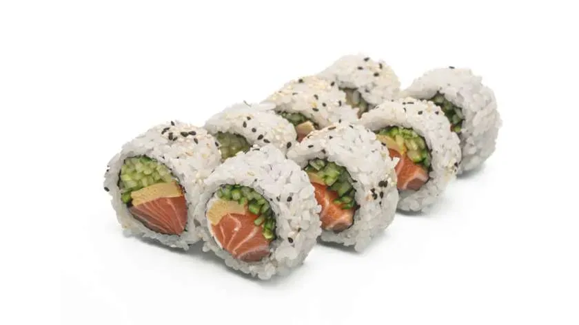Uramaki łosoś