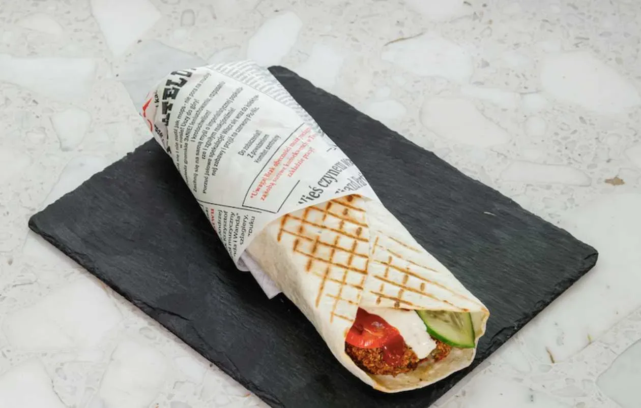 Falafel in Lavash