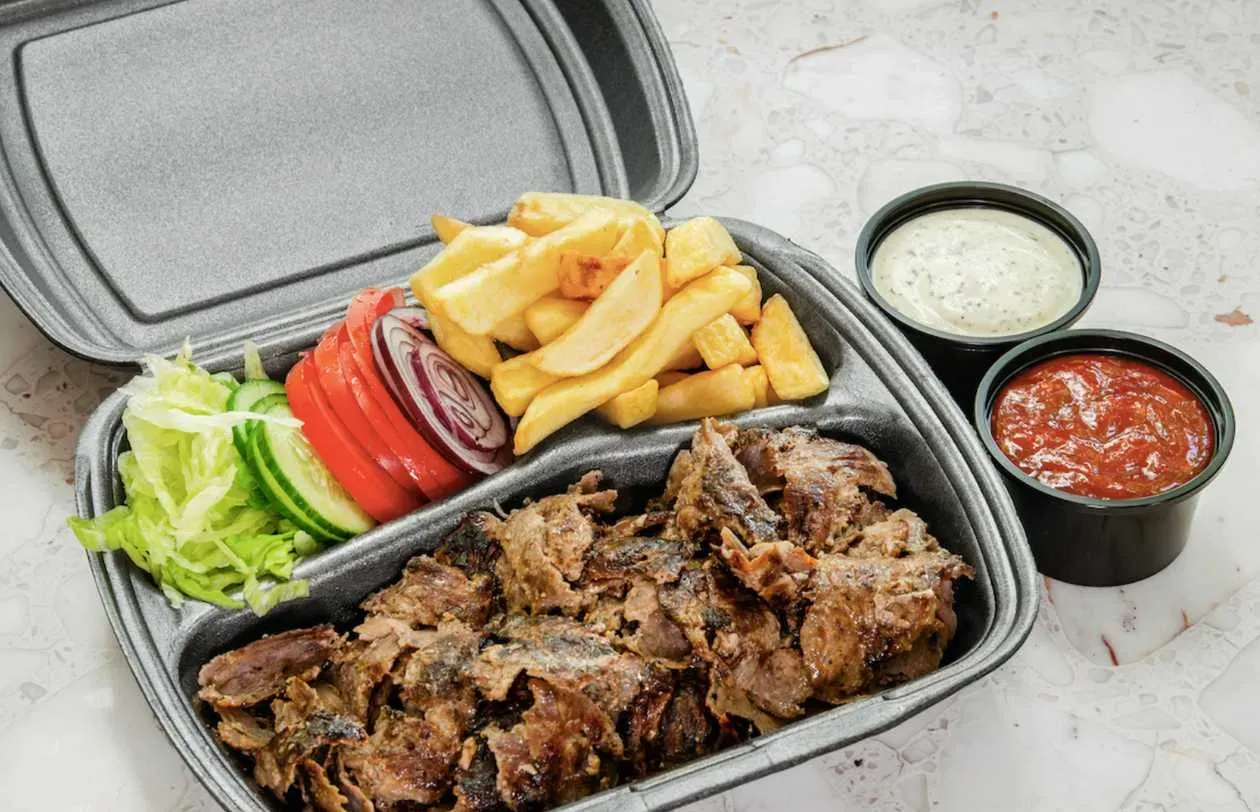 Kebab on a Plate
