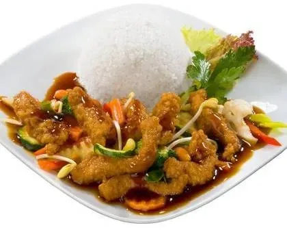 26. Double Breaded Pork with Vegetables