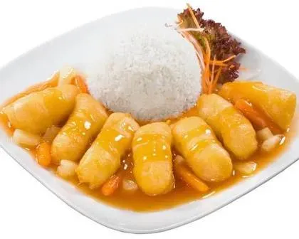 31. Breaded Fish in Sauce