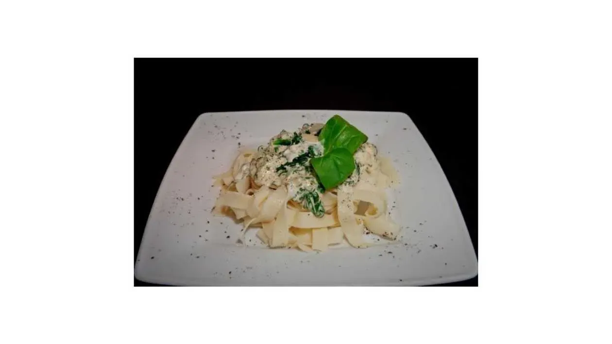 With Spinach and Gorgonzola