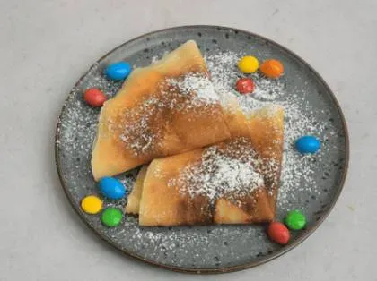 Naleśnik z Nutellą i M&M's