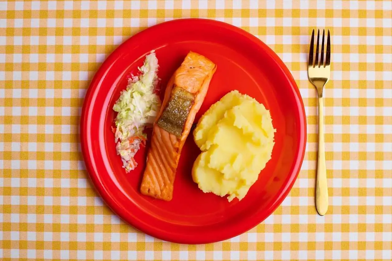 Pieczony łosoś