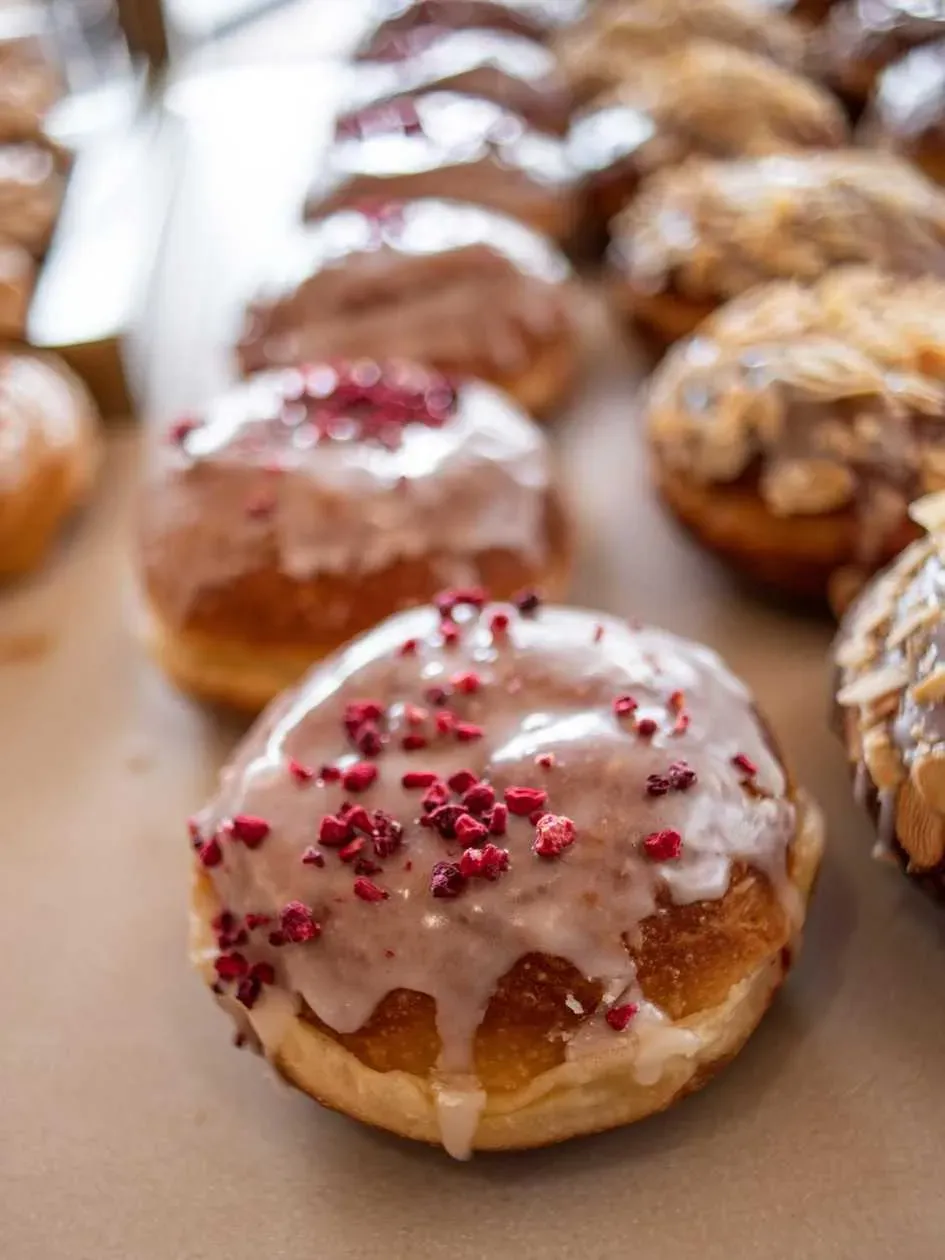 Donut with Raspberry