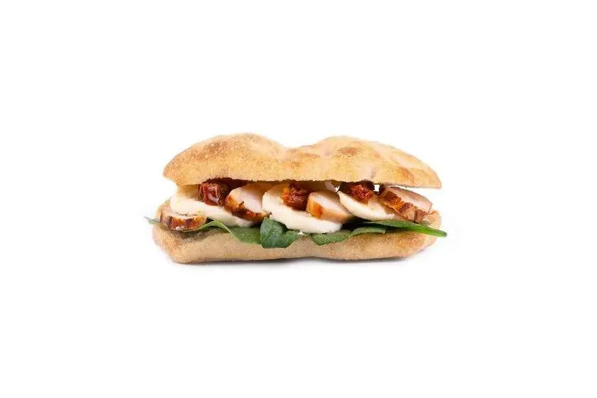 Focaccia z kurczakiem i mozzarellą