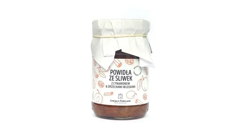 Powidła ze śliwek z cynamonem & orzechami włoskimi