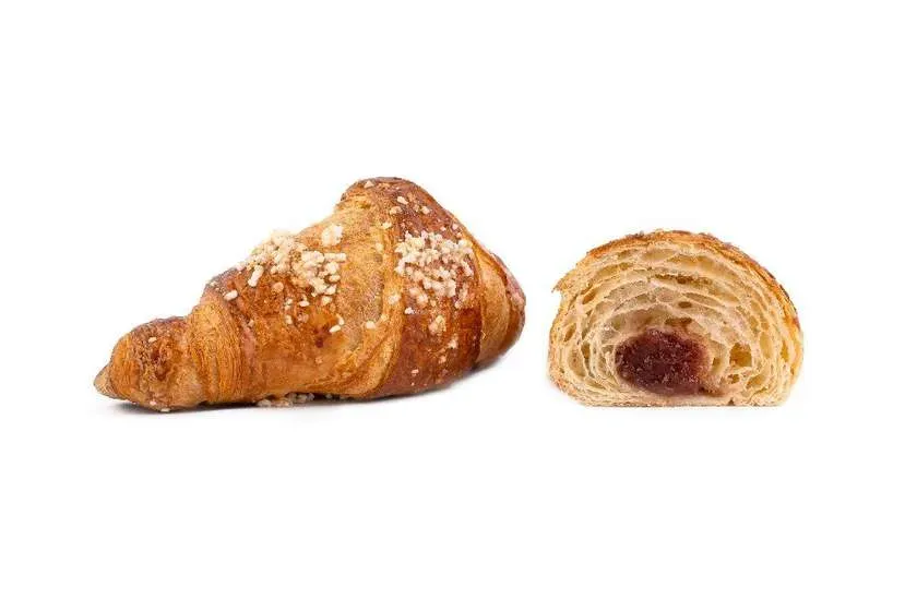Croissant z malinami