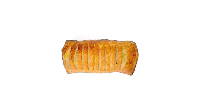 Ciastko z jabłkami i kremem waniliowym